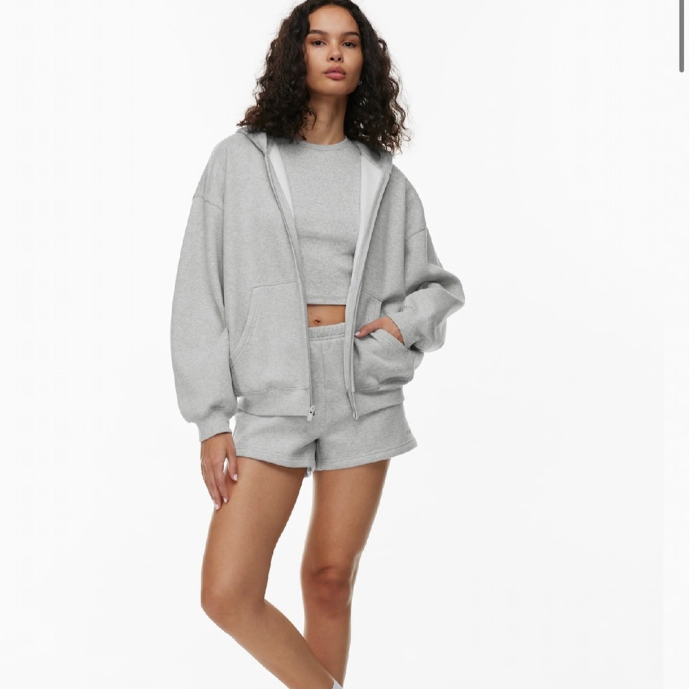 ARITZIA COZY FLEECE MEGA ZIP HOODIE